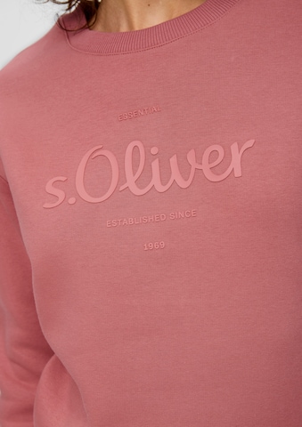 Sweat-shirt s.Oliver en rose