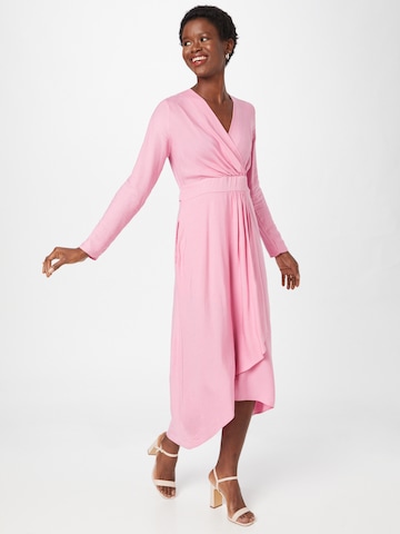 Robe de cocktail Closet London en rose : devant