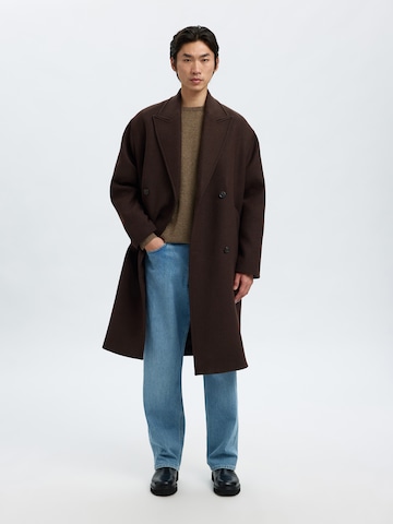 SELECTED Trui 'SLHROSS' in Bruin