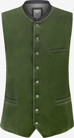 STOCKERPOINT - Chaleco tradicional 'Lorenzo' en verde: frente