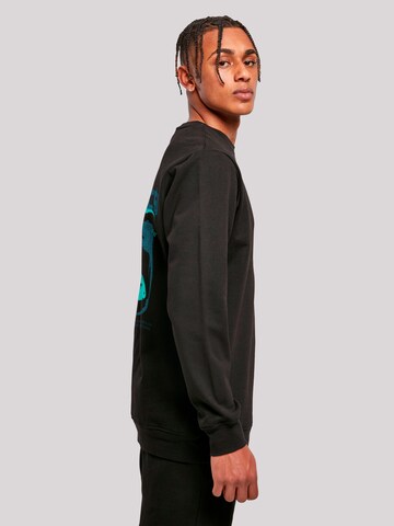 F4NT4STIC Sweatshirt 'Koi Fish Japan Streetstyle' in Zwart