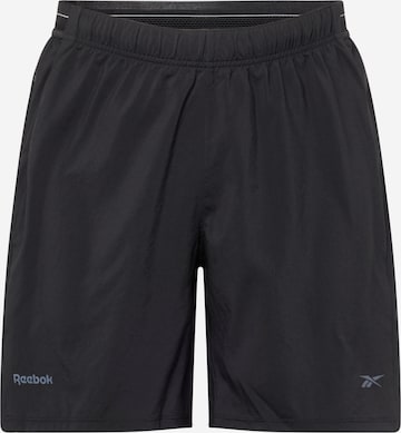 Reebok - regular Pantalón deportivo 'SPEED 4.0' en negro: frente