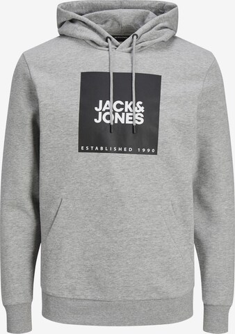 JACK & JONES Tréning póló 'Lock' - szürke: elől
