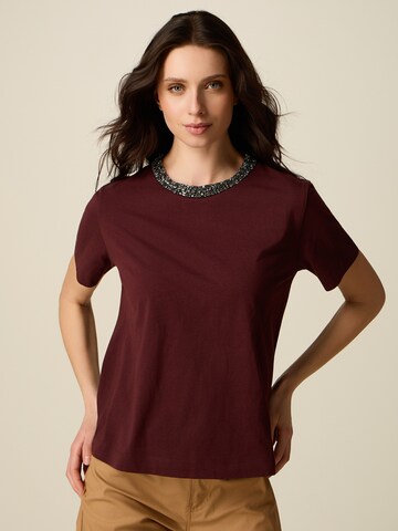 oltre - Camiseta en rojo: frente