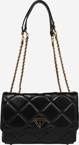 Sac bandoulière 'Cessily' GUESS en noir : devant