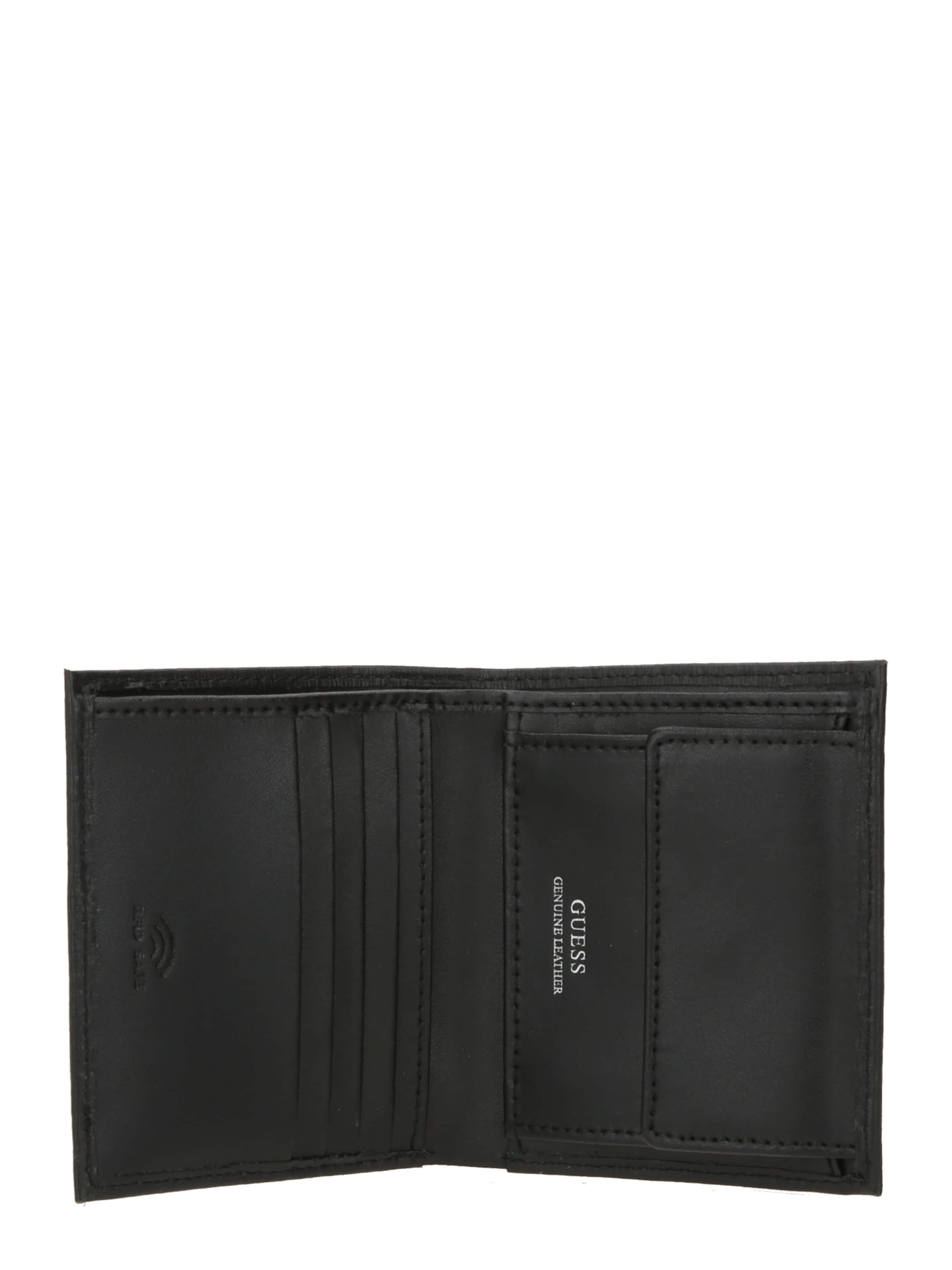 GUESS Geldbörse 'MITO SML BLD W C PKT' in Schwarz