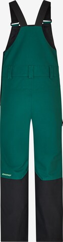 ZIENER Regular Workout Pants 'AKANDO-BIB' in Green