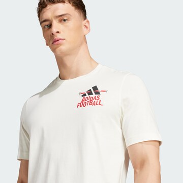 ADIDAS PERFORMANCE Functioneel shirt 'Football' in Wit