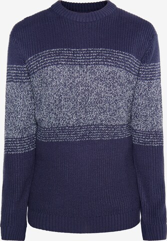 Pull-over ICEBOUND en bleu : devant