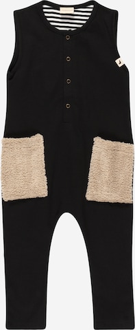 Turtledove London Dungarees in Black: front