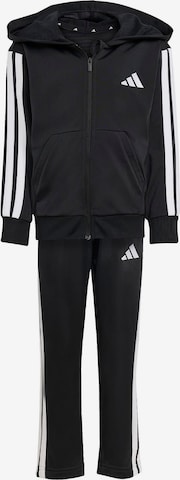 Survêtement 'Essentials' ADIDAS SPORTSWEAR en noir : devant