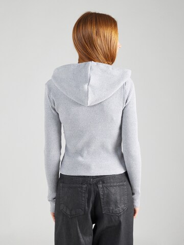 Gina Tricot Knit Cardigan in Grey