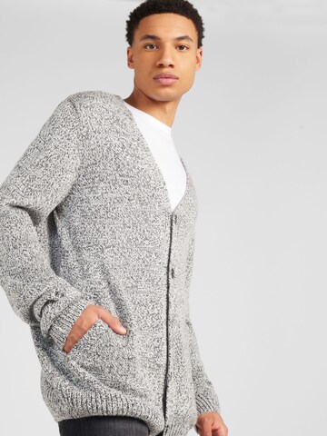 ABOUT YOU Knit Cardigan 'Mirco' in Grey