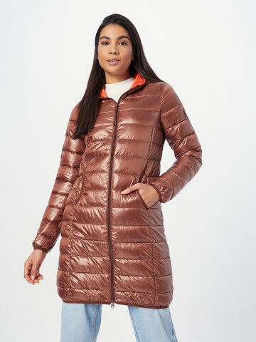 QS Between-seasons coat in Brown: front