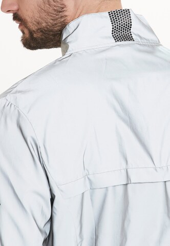 ENDURANCE Athletic Jacket 'Yosef' in Silver