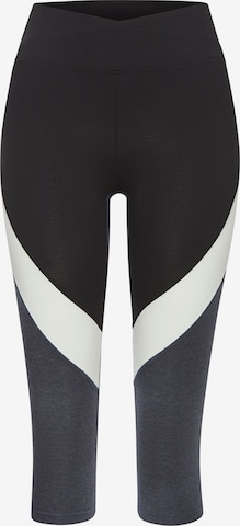 LASCANA ACTIVESkinny Sportske hlače - siva boja: prednji dio