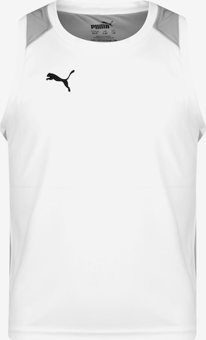 T-Shirt fonctionnel PUMA en blanc : devant