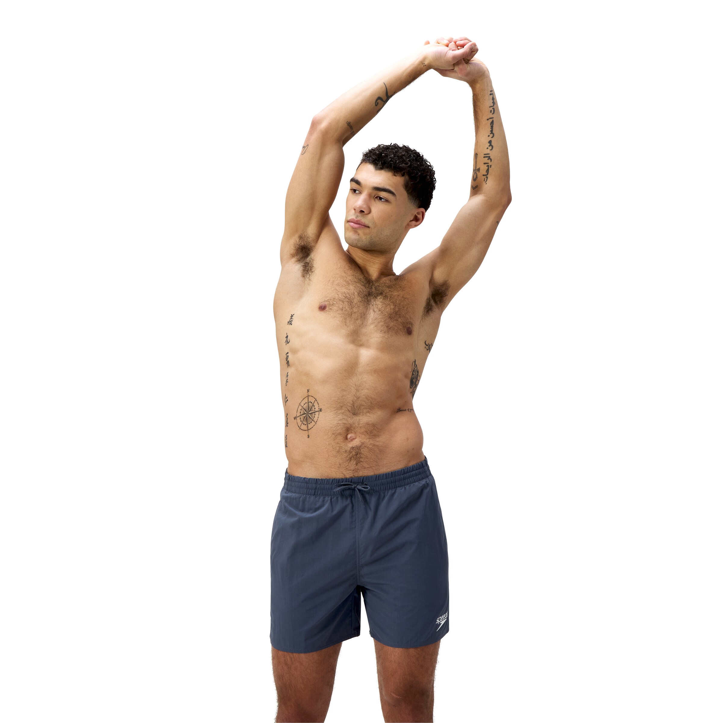 SPEEDO Badeshorts in Grau