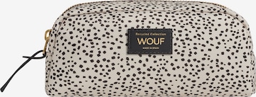 Wouf Cosmetic Bag in White: front