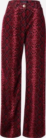 PINKO Regular Broek 'PINGU' in Rood: voorkant