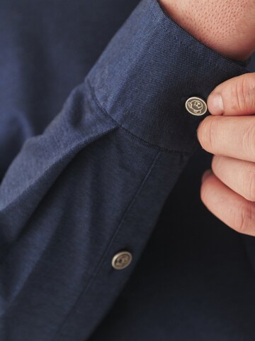 TATUUM Slim fit Srajca 'MARLO' | modra barva