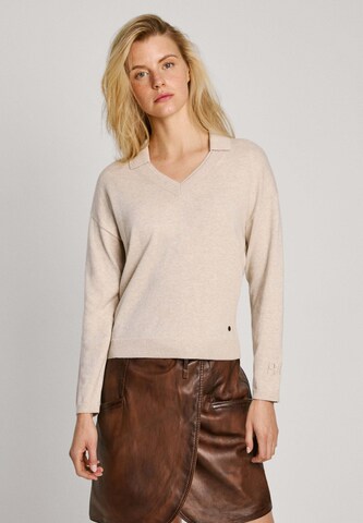 Pepe Jeans Pullover 'ISELA' in Beige: Vorderseite