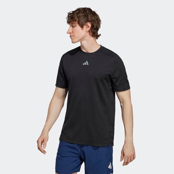 ADIDAS PERFORMANCE Performance Shirt 'Workout' in Black: front