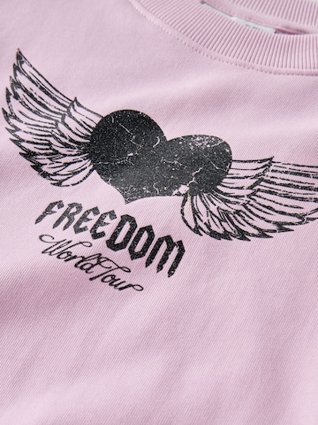 NAME IT - Sudadera en rosa