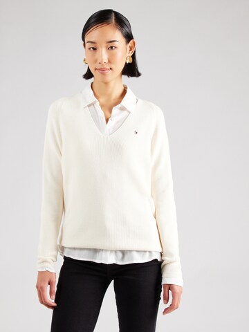 TOMMY HILFIGER Sweater in Beige: front