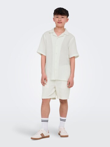 Only & Sons Junior Regular Trousers 'OSJTel-Pas' in White