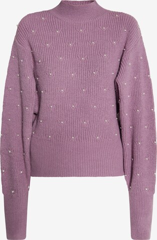 Pull-over 'Caneva' faina en violet : devant