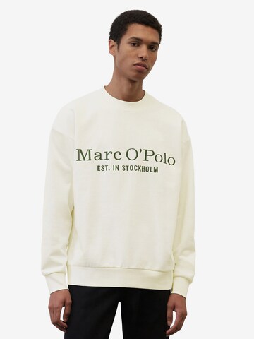 Marc O'Polo Sweatshirt i hvid: forside