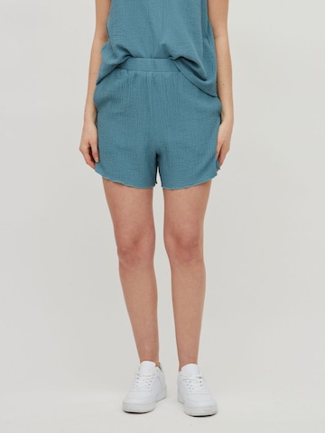 VILA Regular Shorts in Blau: predná strana