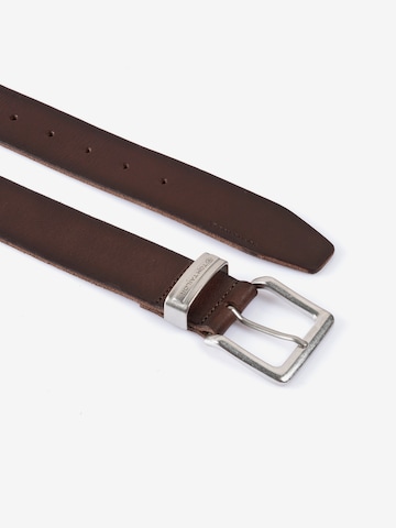 TOM TAILOR Belt ' JACOB' in Brown