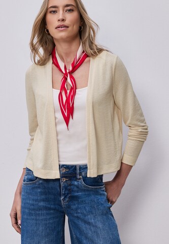 STREET ONE Strickjacke in Beige: Vorderseite