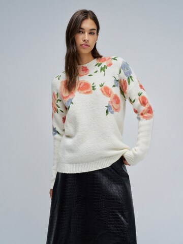 Salsa Jeans Trui in Wit: voorkant