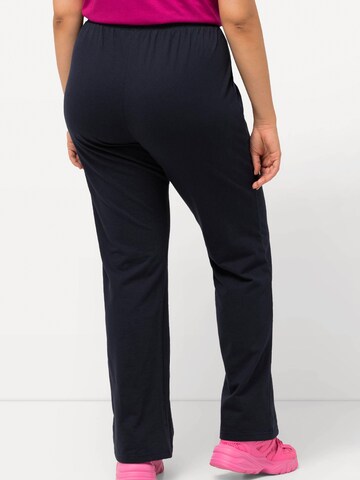 Ulla Popken Bootcut Bukser i blå
