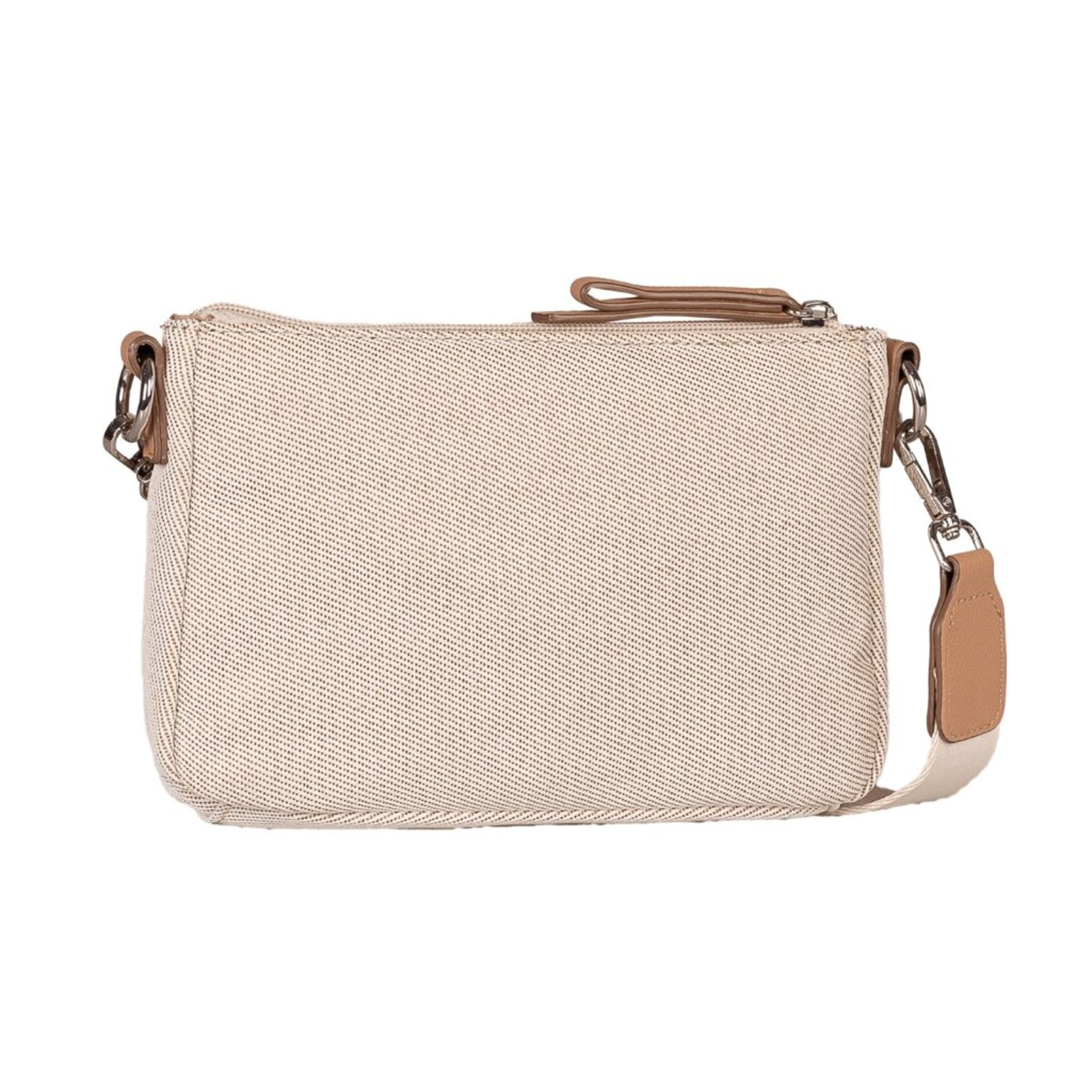 TOM TAILOR Umhängetasche in Beige