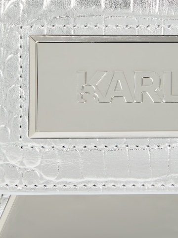 Borsa a tracolla 'IKON' di Karl Lagerfeld in argento
