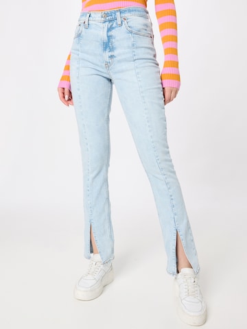 Abercrombie & Fitch Flared Jeans in Blue: front