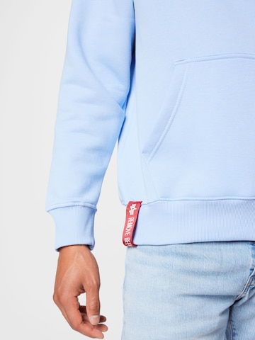 Regular fit Bluză de molton de la ALPHA INDUSTRIES pe albastru