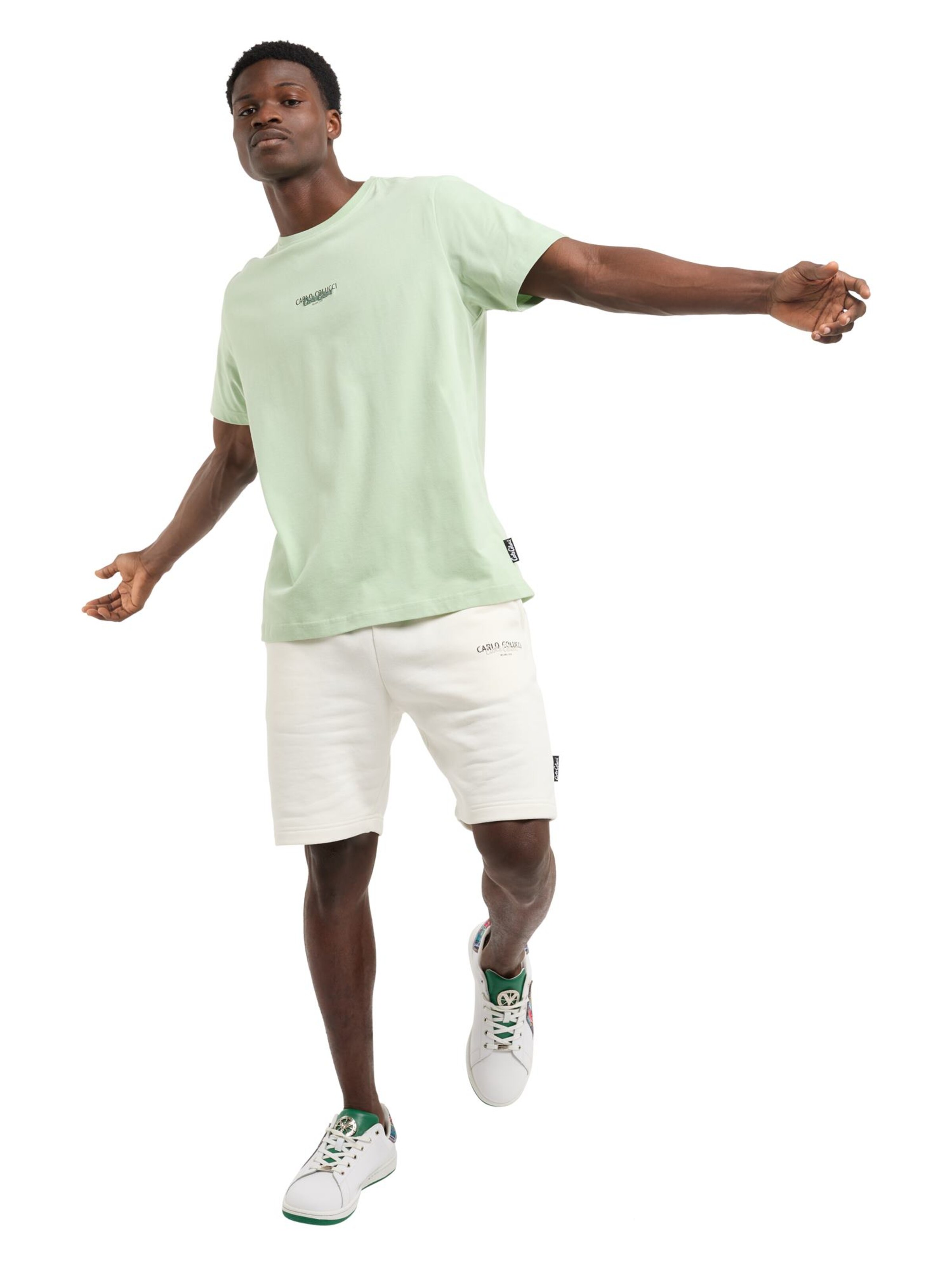 T-Shirt ' De Salvador ' Carlo Colucci en vert