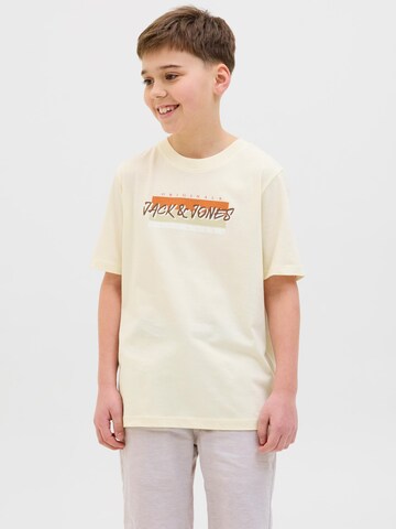 Jack & Jones Junior Shirt in Wit: voorkant