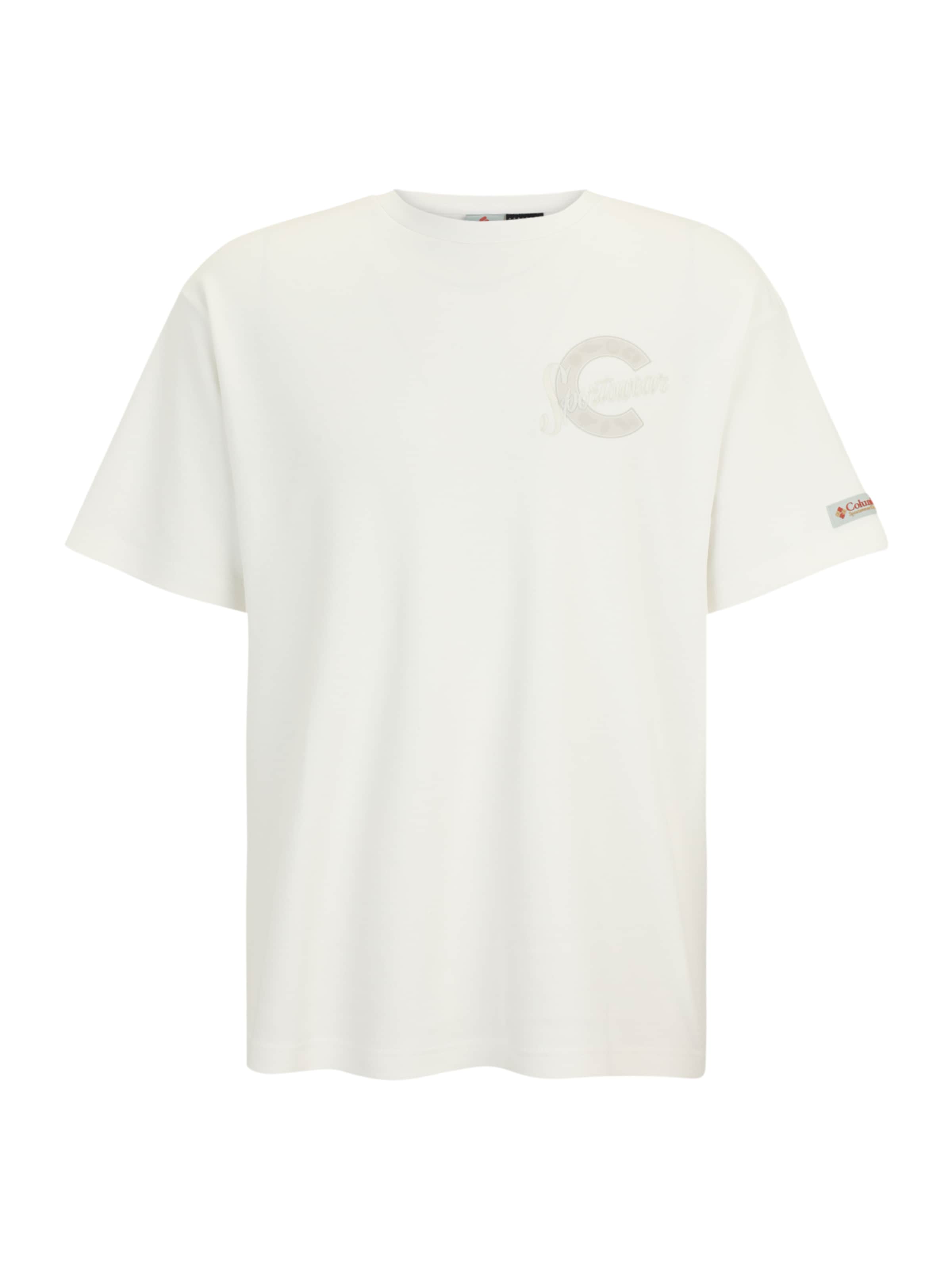 COLUMBIA Funkcionalna majica 'CSC Heritage' | bela barva: sprednja stran