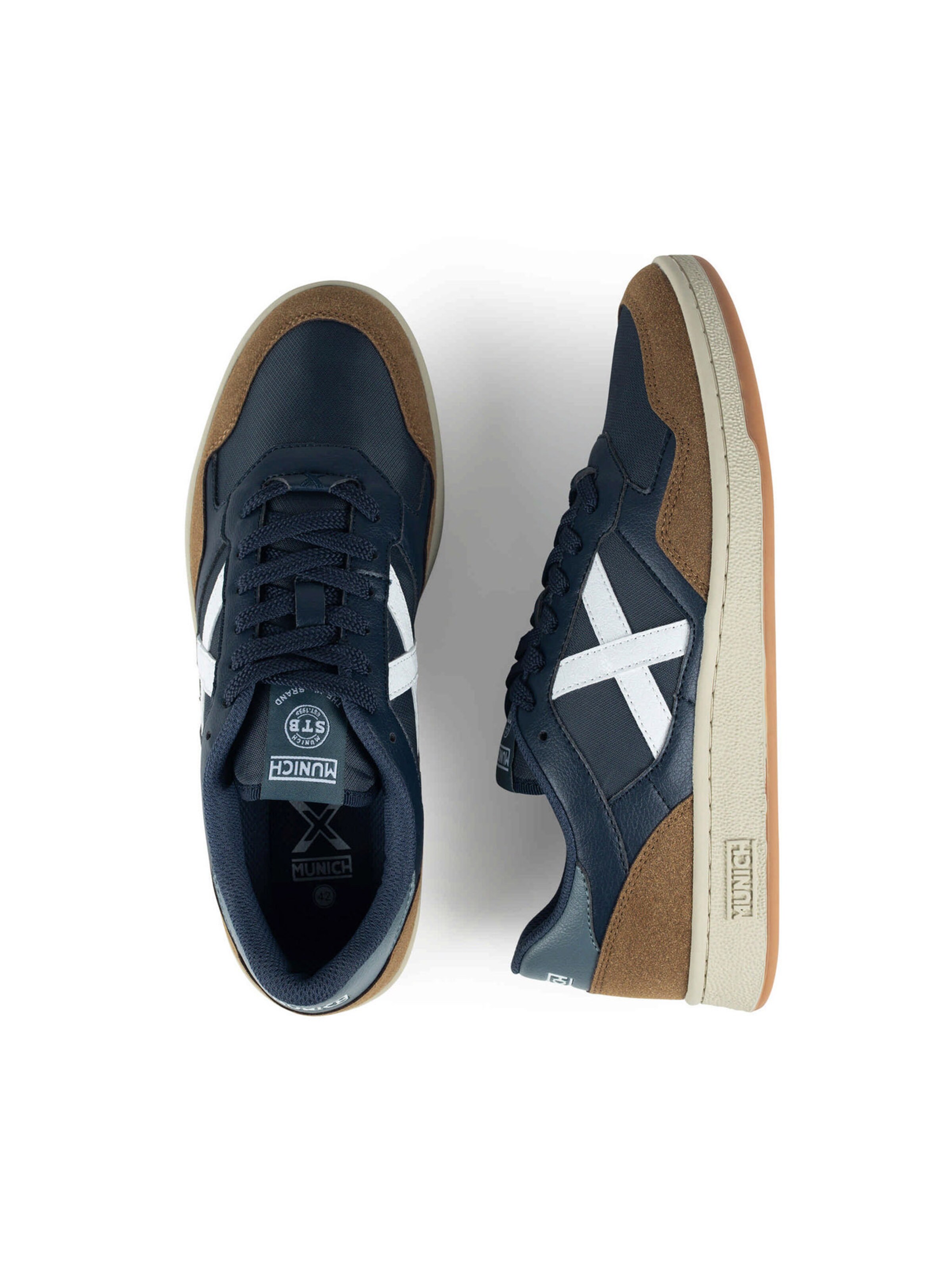 MUNICH Sneakersy niskie 'ARROW' w kolorze niebieski: góra