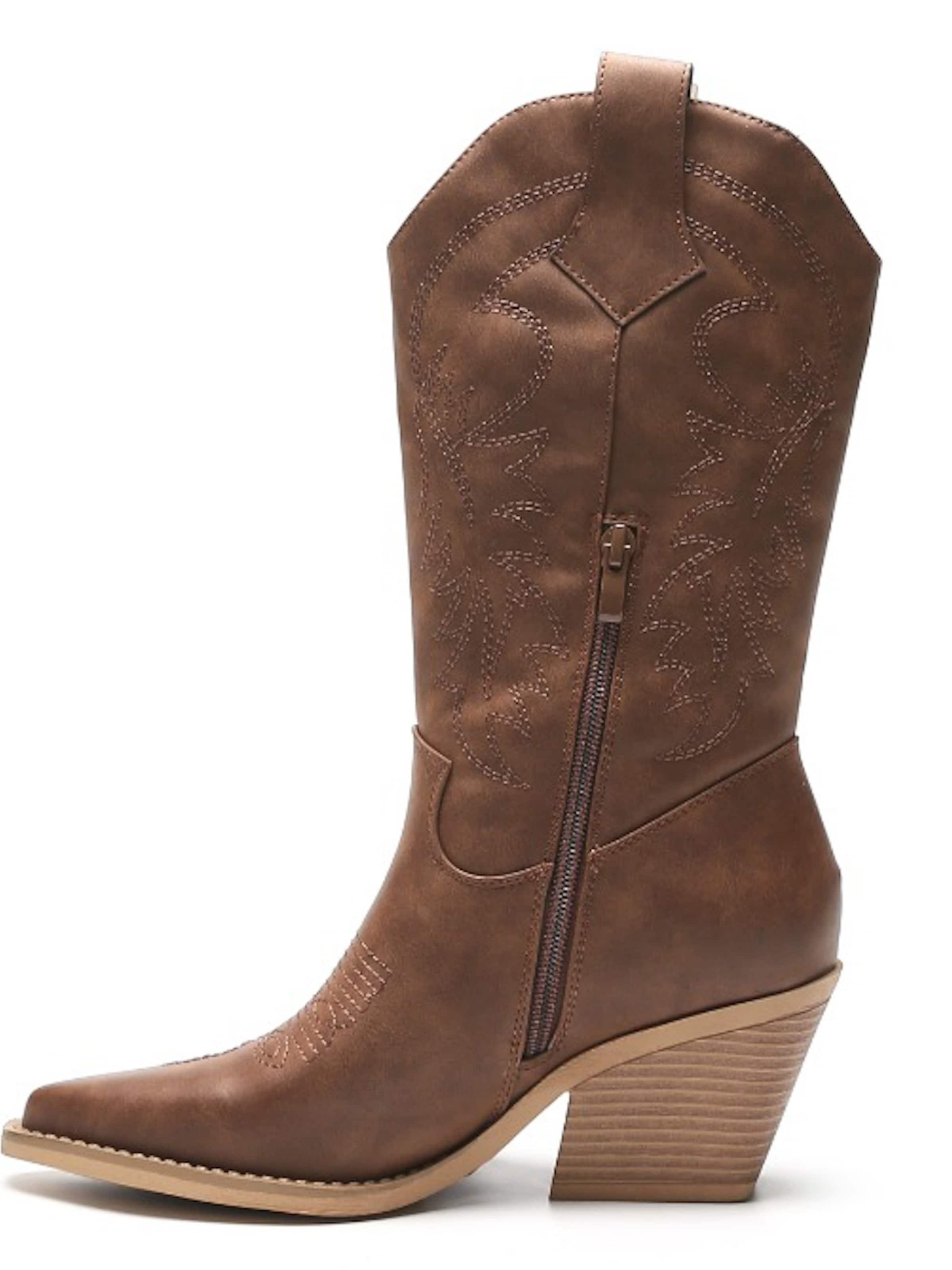 Bottes de cowboy Smile Favorites en marron