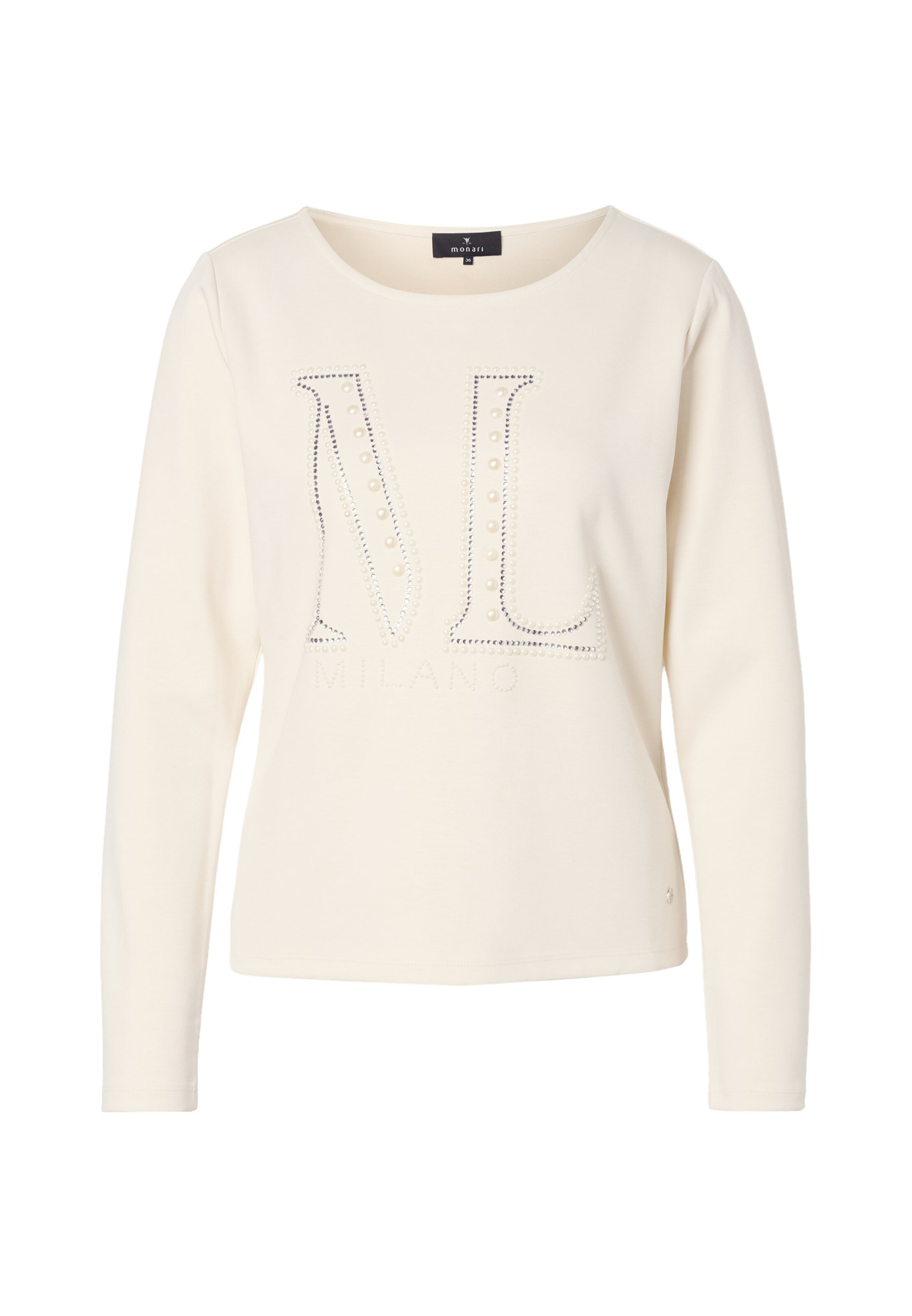 monari - Camiseta en blanco: frente