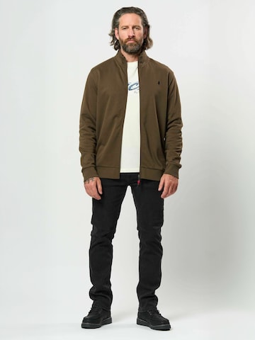 MCS - Sudadera con cremallera ' MCVilads ' en marrón