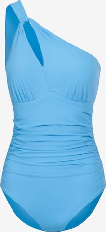 Maillot de bain modelant 'Cut out Shaping - Badeanzug' cfab (formerly creamy fabrics) en bleu : devant