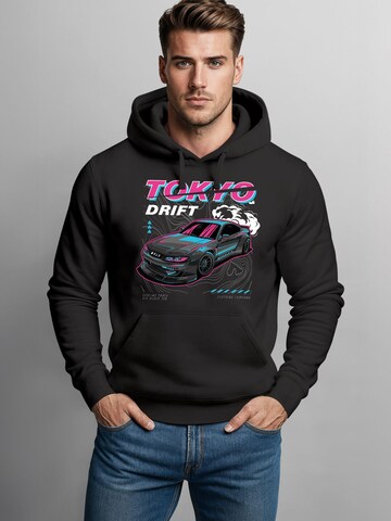 Neverless Sweatshirt 'Tokyo Drift' in Black